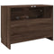 vidaXL - Wastafelkast - 78x37x59 - cm - bewerkt - hout - bruin - eikenkleurig