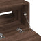 vidaXL - Wastafelkast - 78x37x59 - cm - bewerkt - hout - bruin - eikenkleurig