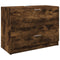 vidaXL - Wastafelkast - 78x37x59 - cm - bewerkt - hout - gerookt - eikenkleurig