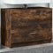 vidaXL - Wastafelkast - 78x37x59 - cm - bewerkt - hout - gerookt - eikenkleurig