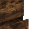 vidaXL - Wastafelkast - 78x37x59 - cm - bewerkt - hout - gerookt - eikenkleurig