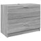 vidaXL - Wastafelkast - 78x37x59 - cm - bewerkt - hout - grijs - sonoma - eikenkleurig