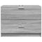 vidaXL - Wastafelkast - 78x37x59 - cm - bewerkt - hout - grijs - sonoma - eikenkleurig