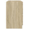 vidaXL - Wastafelkast - 78x37x59 - cm - bewerkt - hout - sonoma - eikenkleurig