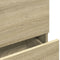vidaXL - Wastafelkast - 78x37x59 - cm - bewerkt - hout - sonoma - eikenkleurig