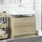 vidaXL - Wastafelkast - 78x37x59 - cm - bewerkt - hout - sonoma - eikenkleurig
