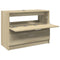 vidaXL - Wastafelkast - 78x37x59 - cm - bewerkt - hout - sonoma - eikenkleurig