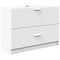 vidaXL - Wastafelkast - 78x37x59 - cm - bewerkt - hout - wit