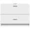 vidaXL - Wastafelkast - 78x37x59 - cm - bewerkt - hout - wit