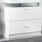 vidaXL - Wastafelkast - 78x37x59 - cm - bewerkt - hout - wit