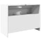 vidaXL - Wastafelkast - 78x37x59 - cm - bewerkt - hout - wit