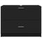 vidaXL - Wastafelkast - 78x37x59 - cm - bewerkt - hout - zwart