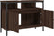 vidaXL - Wastafelkast - 80x30x60 - cm - bewerkt - hout - bruin - eikenkleurig