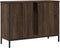 vidaXL - Wastafelkast - 80x30x60 - cm - bewerkt - hout - bruin - eikenkleurig