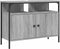 vidaXL - Wastafelkast - 80x30x60 - cm - bewerkt - hout - grijs - sonoma - eikenkleurig