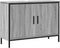 vidaXL - Wastafelkast - 80x30x60 - cm - bewerkt - hout - grijs - sonoma - eikenkleurig