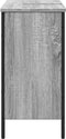 vidaXL - Wastafelkast - 80x30x60 - cm - bewerkt - hout - grijs - sonoma - eikenkleurig