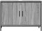 vidaXL - Wastafelkast - 80x30x60 - cm - bewerkt - hout - grijs - sonoma - eikenkleurig