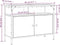 vidaXL - Wastafelkast - 80x30x60 - cm - bewerkt - hout - sonoma - eikenkleurig