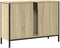 vidaXL - Wastafelkast - 80x30x60 - cm - bewerkt - hout - sonoma - eikenkleurig