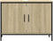 vidaXL - Wastafelkast - 80x30x60 - cm - bewerkt - hout - sonoma - eikenkleurig