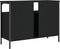 vidaXL - Wastafelkast - 80x30x60 - cm - bewerkt - hout - zwart