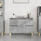 vidaXL - Wastafelkast - 80x33x60 - cm - bewerkt - hout - betongrijs