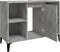 vidaXL - Wastafelkast - 80x33x60 - cm - bewerkt - hout - betongrijs