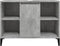 vidaXL - Wastafelkast - 80x33x60 - cm - bewerkt - hout - betongrijs