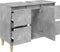 vidaXL - Wastafelkast - 80x33x60 - cm - bewerkt - hout - betongrijs