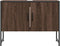 vidaXL - Wastafelkast - 80x33x60 - cm - bewerkt - hout - bruin - eikenkleurig