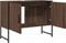 vidaXL - Wastafelkast - 80x33x60 - cm - bewerkt - hout - bruin - eikenkleurig