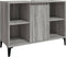 vidaXL - Wastafelkast - 80x33x60 - cm - bewerkt - hout - grijs - sonoma - eikenkleurig