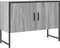 vidaXL - Wastafelkast - 80x33x60 - cm - bewerkt - hout - grijs - sonoma - eikenkleurig