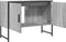 vidaXL - Wastafelkast - 80x33x60 - cm - bewerkt - hout - grijs - sonoma - eikenkleurig
