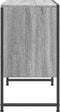 vidaXL - Wastafelkast - 80x33x60 - cm - bewerkt - hout - grijs - sonoma - eikenkleurig
