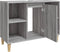 vidaXL - Wastafelkast - 80x33x60 - cm - bewerkt - hout - grijs - sonoma - eikenkleurig