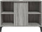 vidaXL - Wastafelkast - 80x33x60 - cm - bewerkt - hout - grijs - sonoma - eikenkleurig