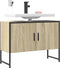 vidaXL - Wastafelkast - 80x33x60 - cm - bewerkt - hout - sonoma - eikenkleurig