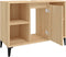 vidaXL - Wastafelkast - 80x33x60 - cm - bewerkt - hout - sonoma - eikenkleurig