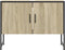 vidaXL - Wastafelkast - 80x33x60 - cm - bewerkt - hout - sonoma - eikenkleurig