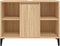 vidaXL - Wastafelkast - 80x33x60 - cm - bewerkt - hout - sonoma - eikenkleurig