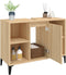 vidaXL - Wastafelkast - 80x33x60 - cm - bewerkt - hout - sonoma - eikenkleurig