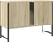 vidaXL - Wastafelkast - 80x33x60 - cm - bewerkt - hout - sonoma - eikenkleurig
