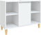 vidaXL - Wastafelkast - 80x33x60 - cm - bewerkt - hout - wit