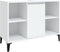 vidaXL - Wastafelkast - 80x33x60 - cm - bewerkt - hout - wit