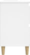 vidaXL - Wastafelkast - 80x33x60 - cm - bewerkt - hout - wit