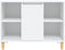 vidaXL - Wastafelkast - 80x33x60 - cm - bewerkt - hout - wit