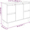 vidaXL - Wastafelkast - 80x33x60 - cm - bewerkt - hout - wit