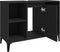 vidaXL - Wastafelkast - 80x33x60 - cm - bewerkt - hout - zwart